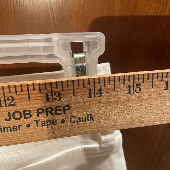 J.Crew Lower-rise Full Length Slim Wide Jean 1996 Stretch White Size 25P Petite - Picture 9 of 12